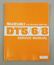 Suzuki DT5 DT6 DT8 Outboard Motor Service Manual Werkstatthandbuch 1982 - 1992