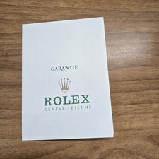 Certificato Garanzia Rolex