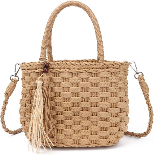 Borsa tracolla paglia per - a, in