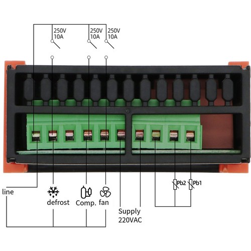 Regolatore temperatura - di,