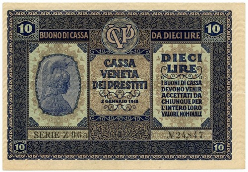 Lire cassa veneta dei - 10,