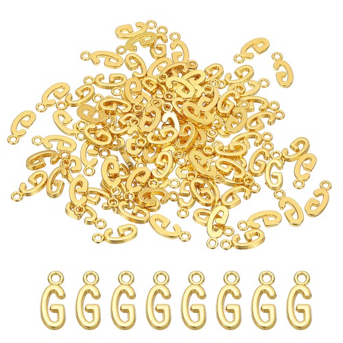 For letter charm 100pcs gold - for,
