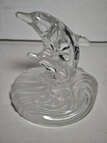 Scultura coppia delfini