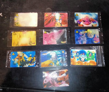Dragon Ball Z cards lotto 10 pz lenticolari Santal