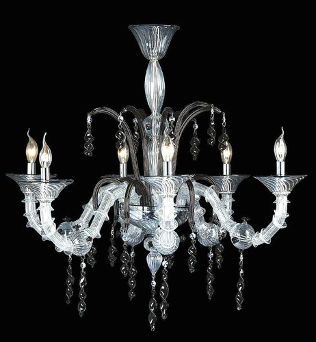 Lampadario veneziano vetro - lampadario, in