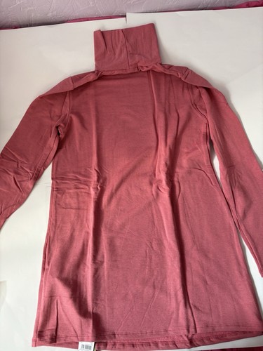 Robe pull col roulé rose - robe,