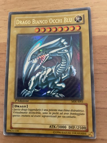 Drago bianco occhi blu prima - drago,