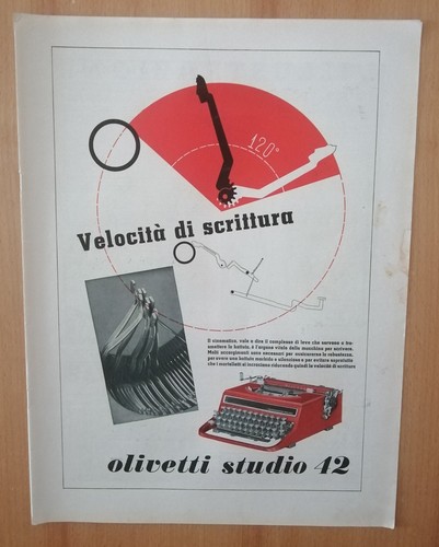 Olivetti studio pubblicità - olivetti, 42