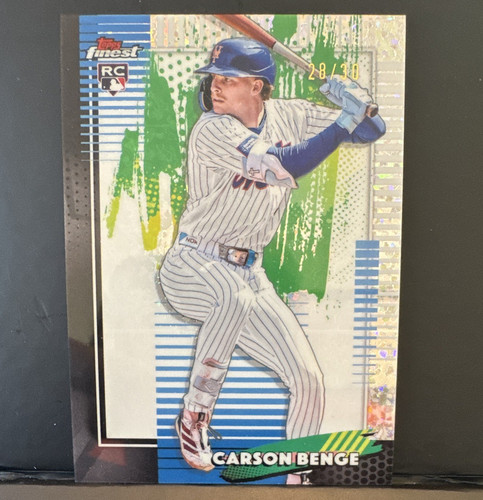 2026 topps finest carson benge - 2026,