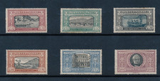 Italia Regno 1923 Manzoni serie n.151/156 MH* firma Enzo Diena