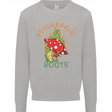 Felpa Hippy Uomo Con Funghi