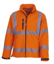 GIACCA  LAVORO INVERNALE ANTIPIOGGIA SOFT SHELL ALTA VISIBILITA' ANTIFREDDO