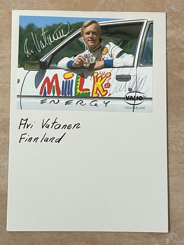 Autografo rally ari vatanen - ari,