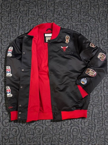 Giacca raso mitchell ness - giacca,