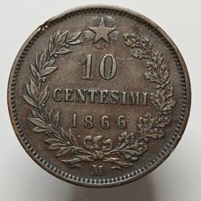 10 Centesimi 1866 Milano