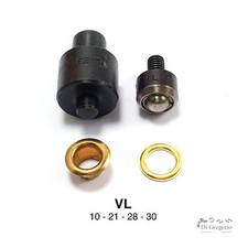 Punzone per applicare occhielli vela VL10/21/28/30 torchietto matrici ricambio