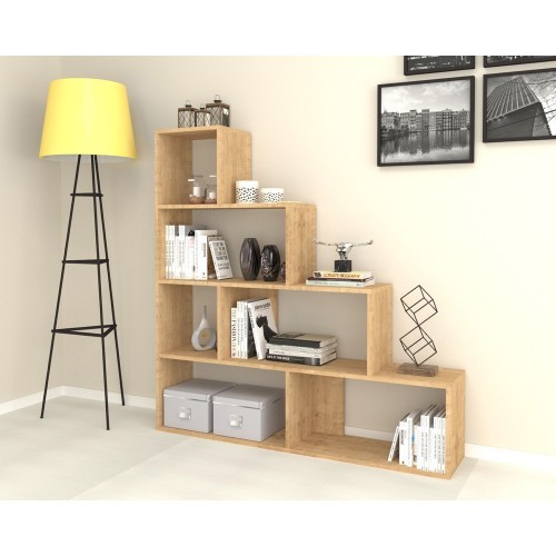 Libreria cubi scala rovere - a,