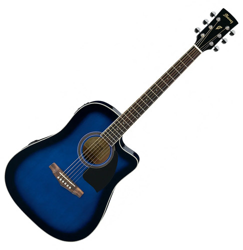 Ibanez pf15ece blue sunburst - ibanez,