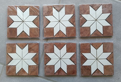 Inserti con stella mosaici - inserti,