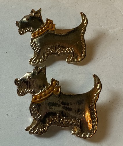 Spille vintage doppio - , oro