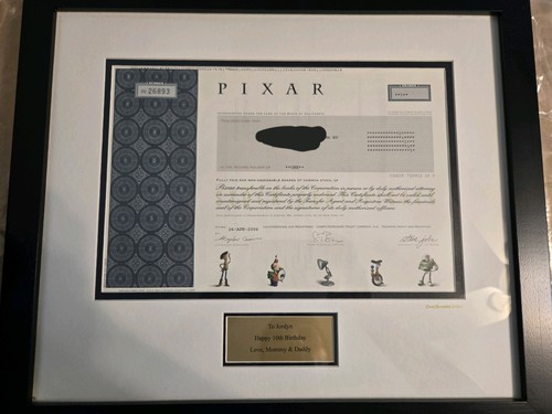 Stock pixar steve jobs firma - stock,
