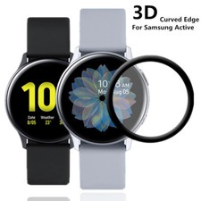 Vetro temperato per Samsung Galaxy Watch cover protezione schermo intero attiva Regno Unito