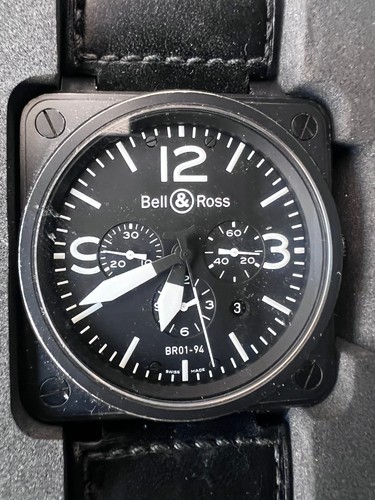 Bell ross br01 94 cronografo - bell, br01-94