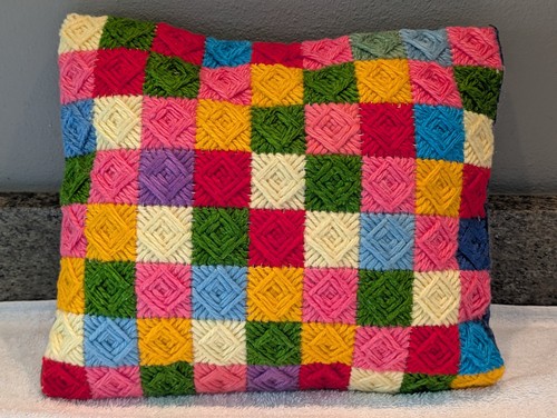 Cuscino vintage fatto mano - fatto, a