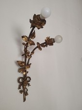 Lampade da muro antiche in ferro