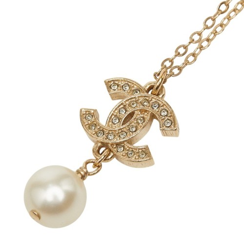 Collana con strass chanel - strass, coco