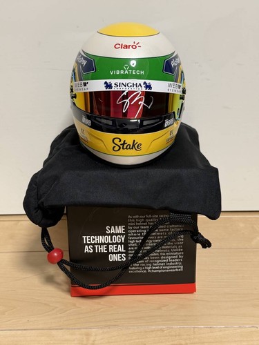 Casco autografato 2025 sauber - autografato,
