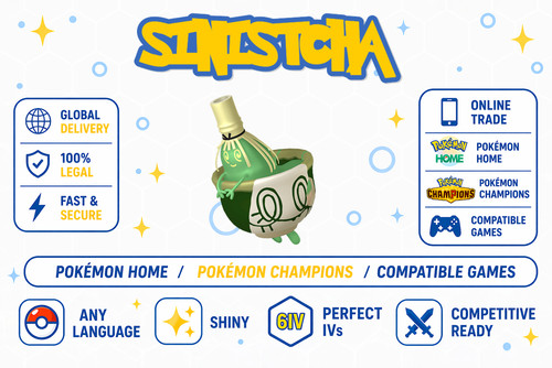 Sinistcha shiny non - sinistcha, or