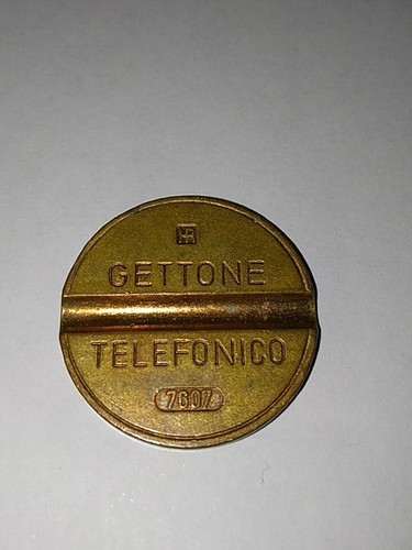 Gettone telefonico 7607 zecca - gettone,
