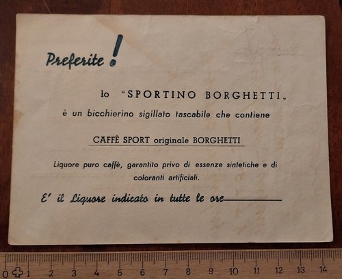 Pubblicità caffè borghetti - pubblicità,