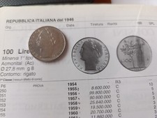 MONETA DA 100 LIRE DEL 1957