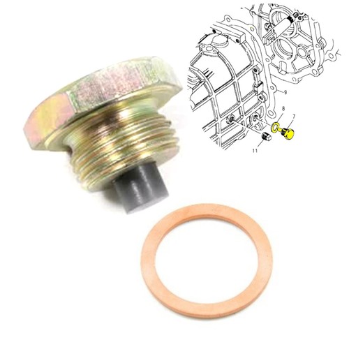 Kit tappo rondella scarico - kit, e