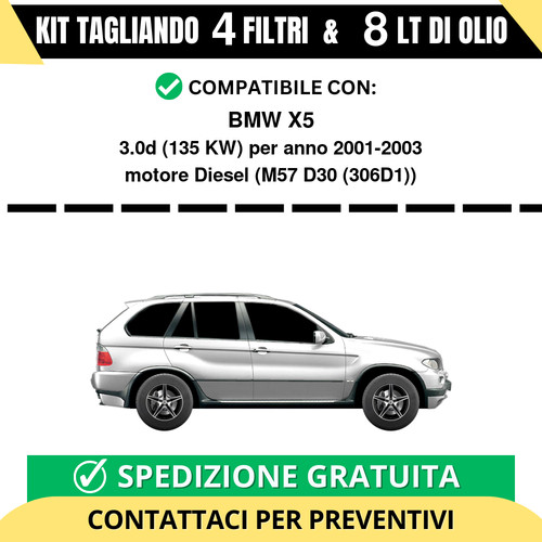 Tagliando per bmw - x5, 135