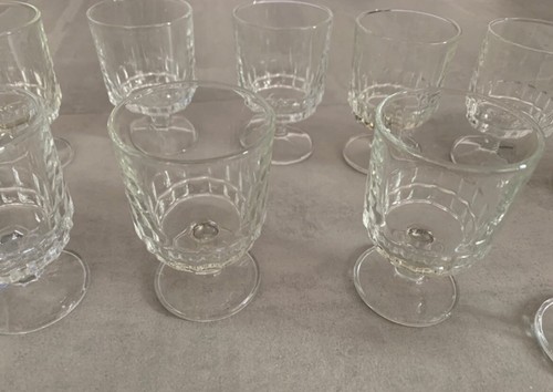 Set bicchieri con piede - 10, da