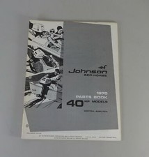 Catalogo Parti OMC Johnson Fuoribordo 40 CV Modelli Anno 1969