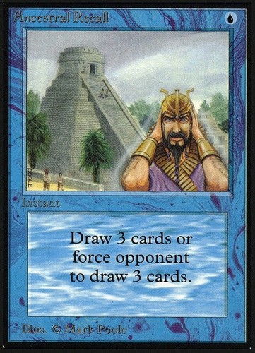 Ancestral recall limited - recall,