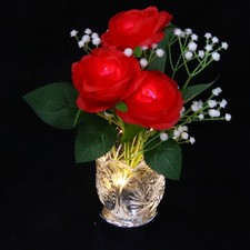 Accensione del vaso fiore