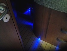 KIT 4 Luci LED BLU 12V