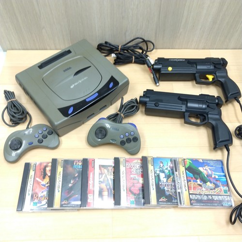 Console sega saturn con - console,