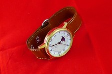Orologio da polso svizzero Siecle wristwatch con fase lunare lunare lunare + giorno mese uomo donna