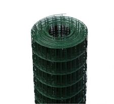 25m Rotolo Rete Metallica Zincata Plastificata Elettrosaldata 5x7,5cm Recinzione