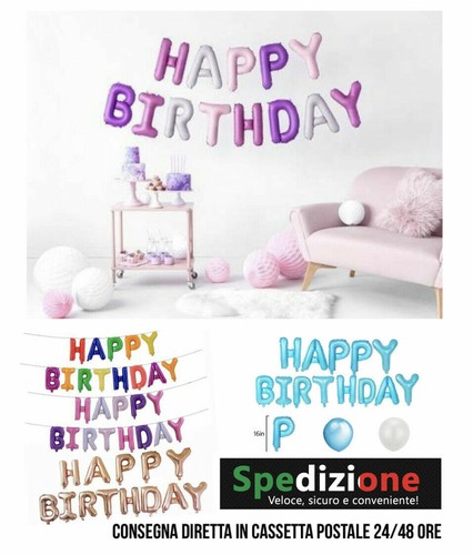Set palloncini birthday buon - palloncini,