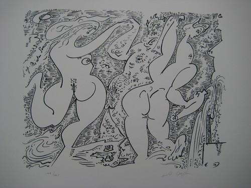 Masson andre lithographie 1971 - masson,