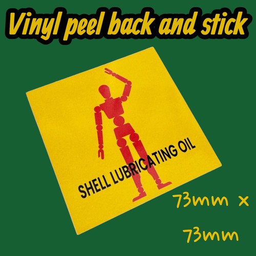 Shell lubricating oil vintage - lubricating,