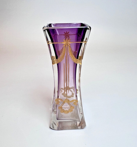 1905 antico vaso - in, vetro