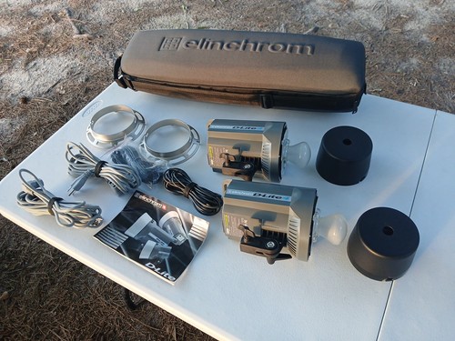 Coppia luci monoluce elinchrom - monoluce,